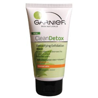 Garnier Clean Detox Detoxifying Exfoliation Wash